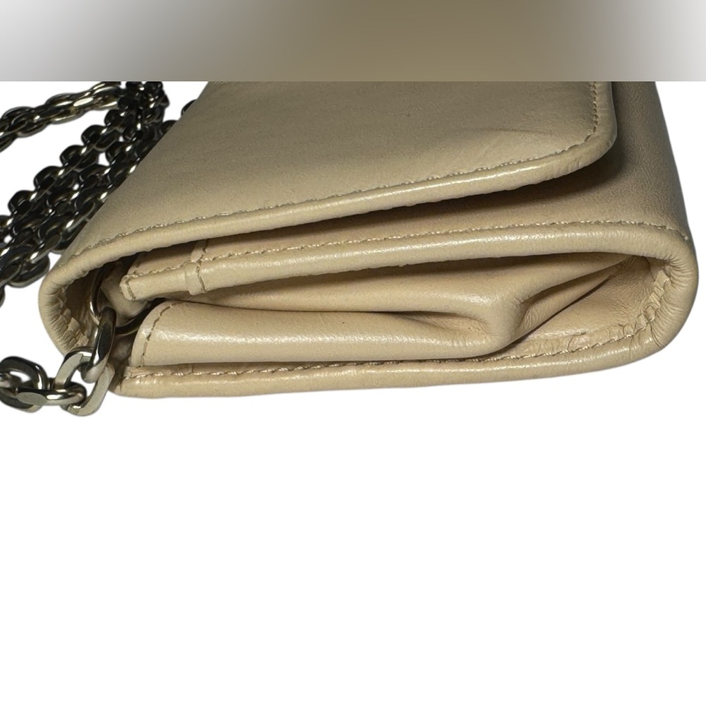VALENTINO BY MARIO VALENTINO Bianca Leather Continental Wallet removable chain - Picture 7 of 16